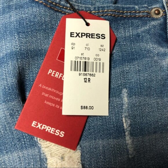 NWT Express Ankle Distressed Legging Mid rise - Picture 10 of 10